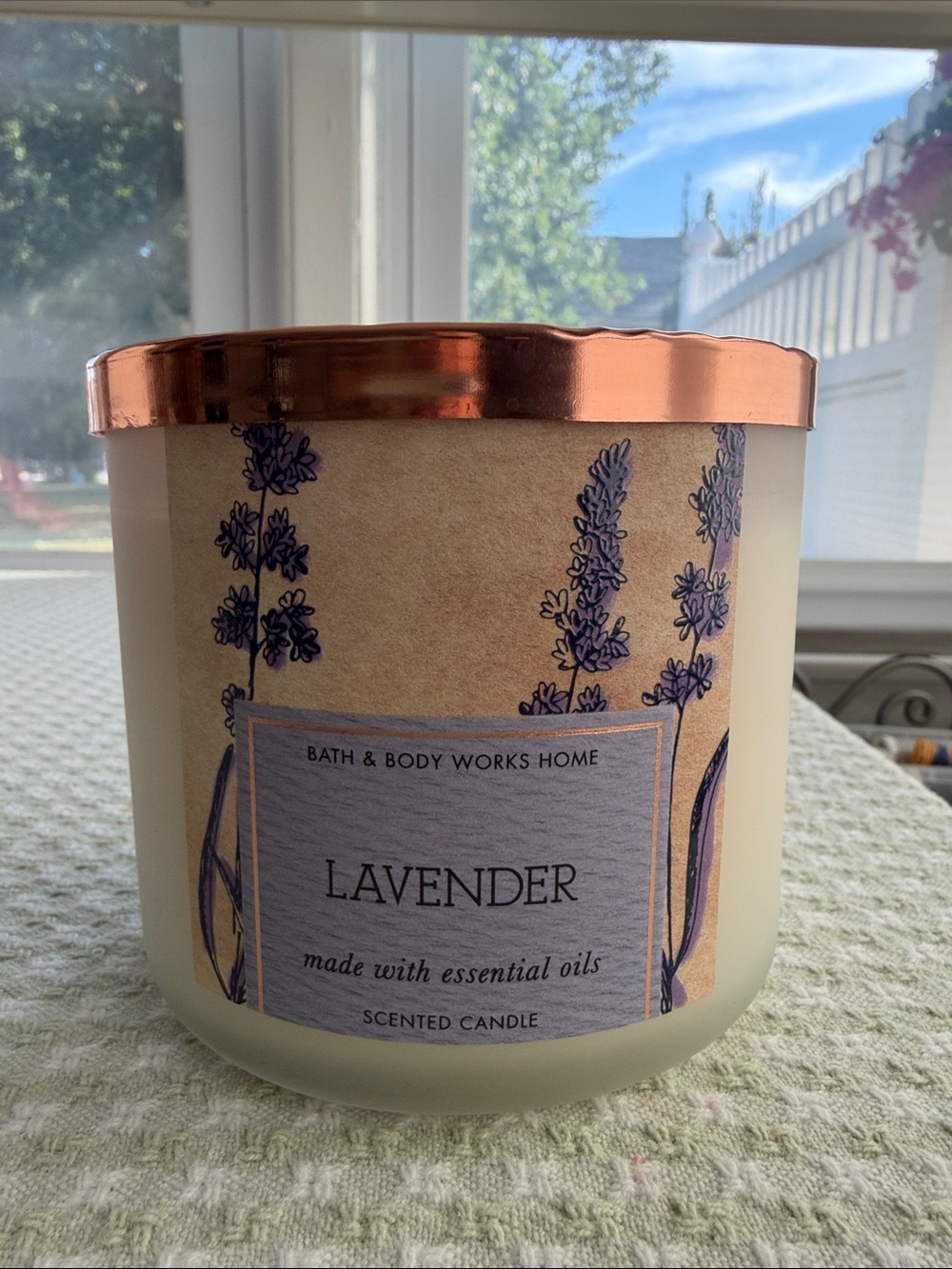 Bath & Body Works Lavender 3-Wick Candle